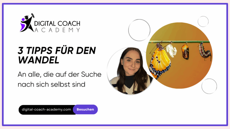 3 Tipps für den Wandel