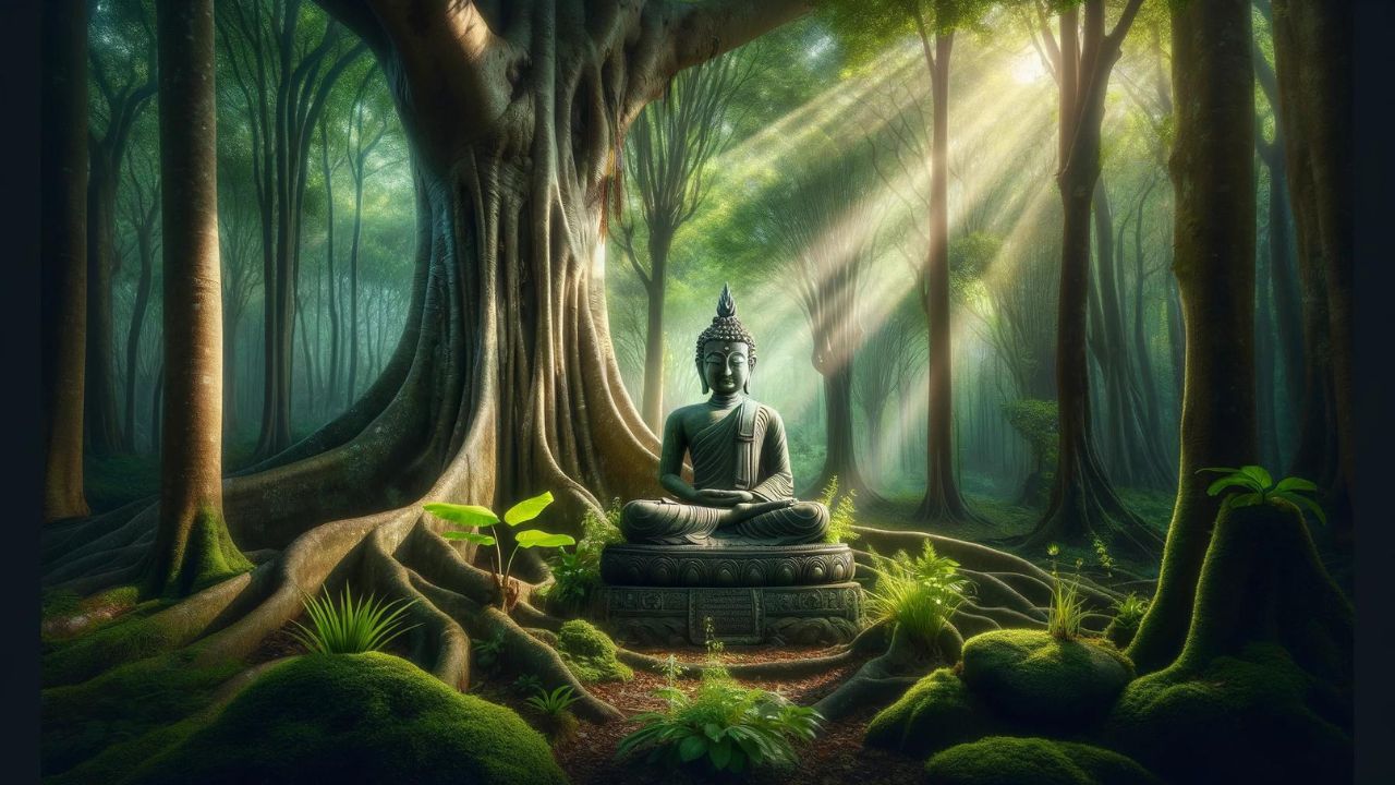 Die 12 Gesetze des Karmas - Buddha im Wald, Gesetz des Wachstums