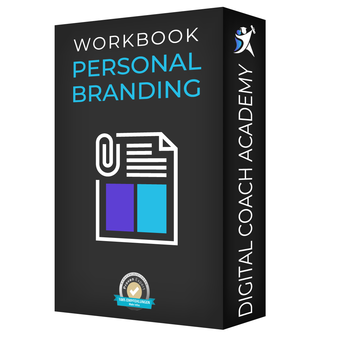 personal branding workbook shop bild produkt box mit titel